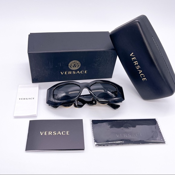 NEW VERSACE VE4425U GB1/87 NEW VE4425BU SUNGLASSES VERSACE MOD 4425U BLACK